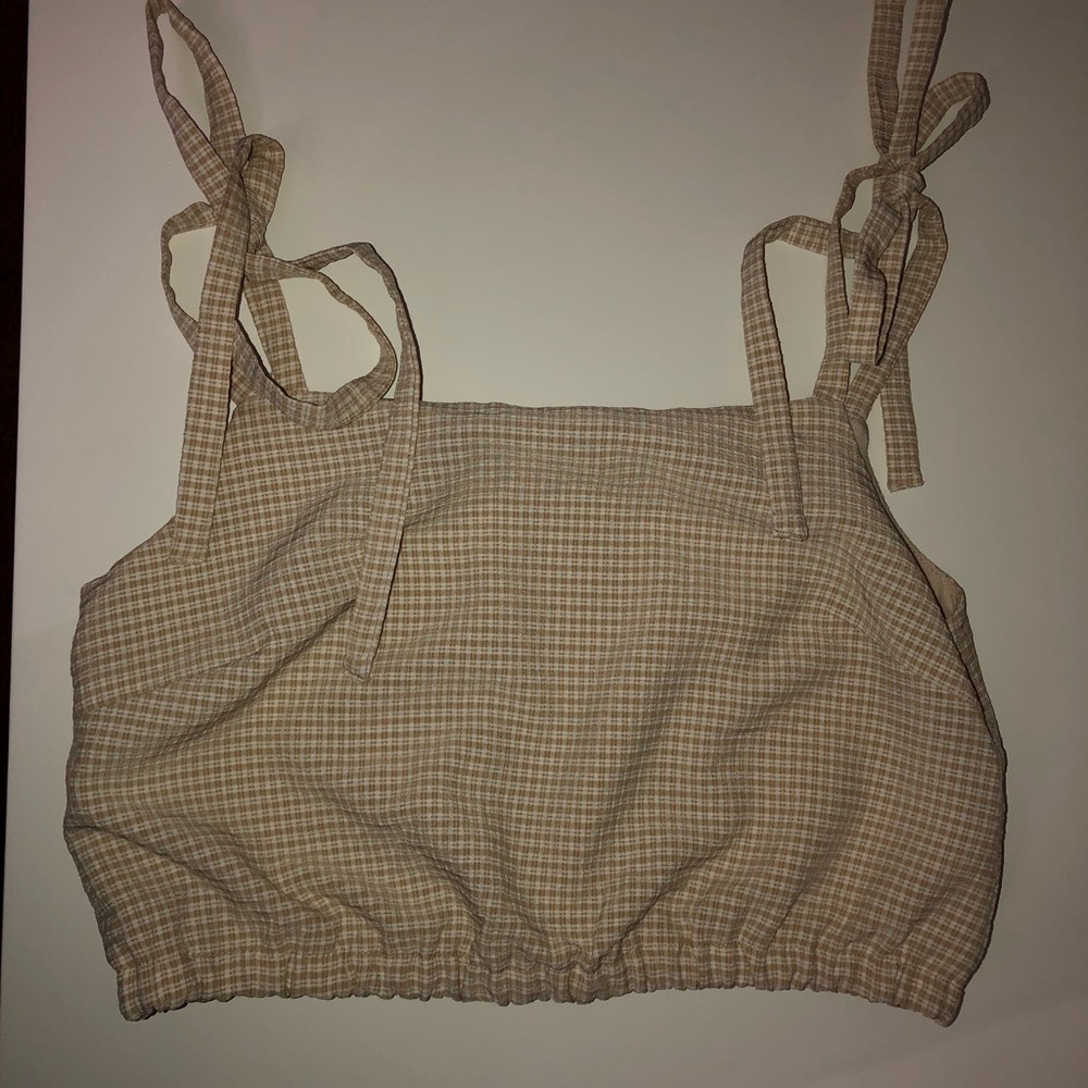 Gingham crop too